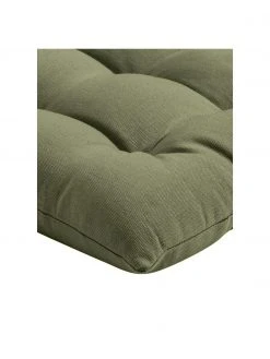 Westwing Collection Coussin de chaise 40x40 coton vert olive Ava, larg. 40 x long. 40 cm -Jardin Soldes Boutique Coussin de chaise 40x40 coton vert olive Ava 3