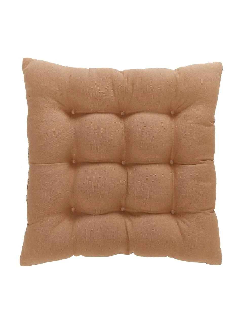 Westwing Collection Coussin de chaise 40x40 en coton brun Blaki, larg. 40 x long. 40 cm 6 Westwing Collection Coussin de chaise 40x40 en coton brun Blaki, larg. 40 x long. 40 cm – Image 4