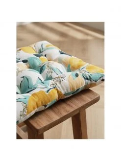 Westwing Collection Coussin de chaise 40x40 motif citron Bumble, larg. 40 x long. 40 cm -Jardin Soldes Boutique Coussin de chaise 40x40 motif citron Bumble 5