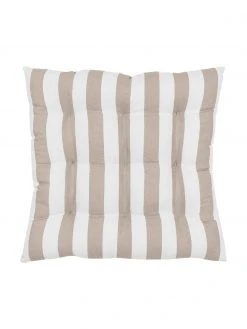 Westwing Collection Coussin de chaise 40x40 rayé Timon, larg. 40 x long. 40 cm