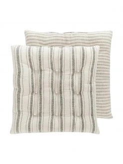 Westwing Collection Coussin de chaise 40x40 réversible Lindsey, larg. 40 x long. 40 cm