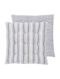 Westwing Collection Coussin de chaise 40x40 réversible Lindsey, larg. 40 x long. 40 cm