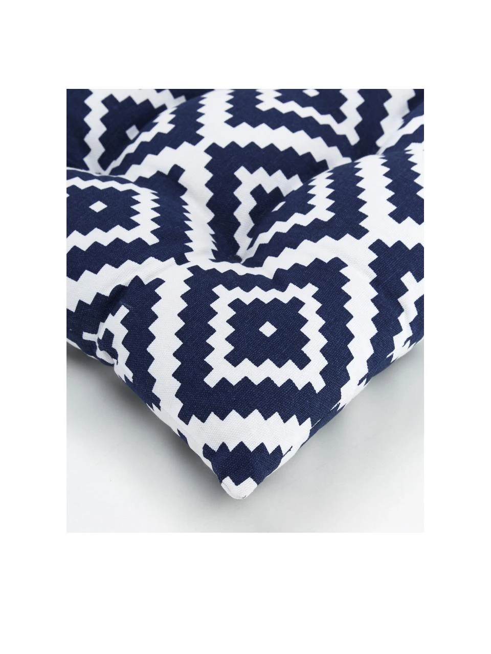 Westwing Collection Coussin de chaise bleu foncé Miami, larg. 40 x long. 40 cm 8 Westwing Collection Coussin de chaise bleu foncé Miami, larg. 40 x long. 40 cm – Image 6