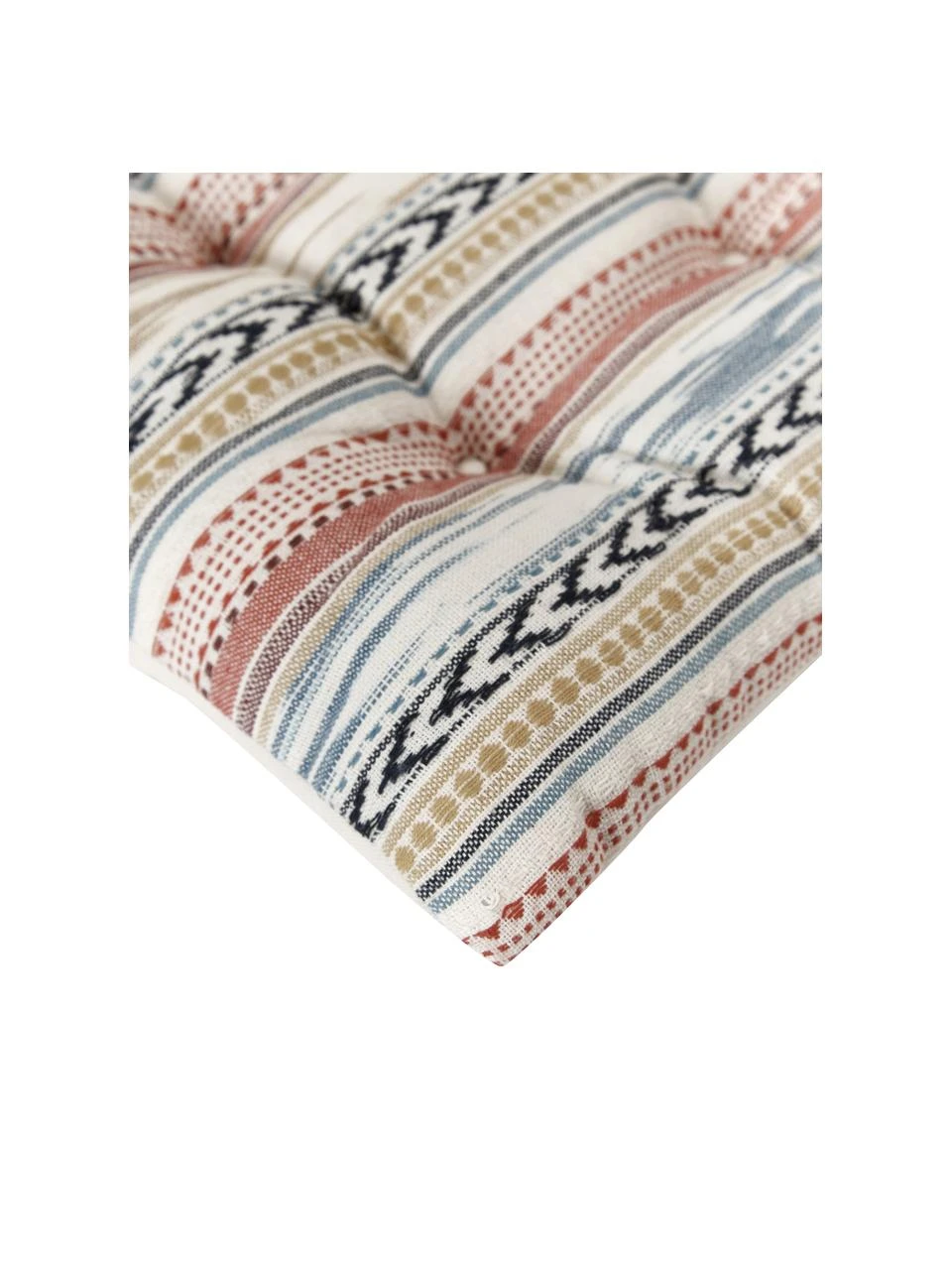 Westwing Collection Coussin de chaise en coton 40x40 ethnique Maja, larg. 40 x long. 40 cm 5 Westwing Collection Coussin de chaise en coton 40x40 ethnique Maja, larg. 40 x long. 40 cm – Image 3