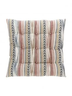 Westwing Collection Coussin de chaise en coton 40x40 ethnique Maja, larg. 40 x long. 40 cm