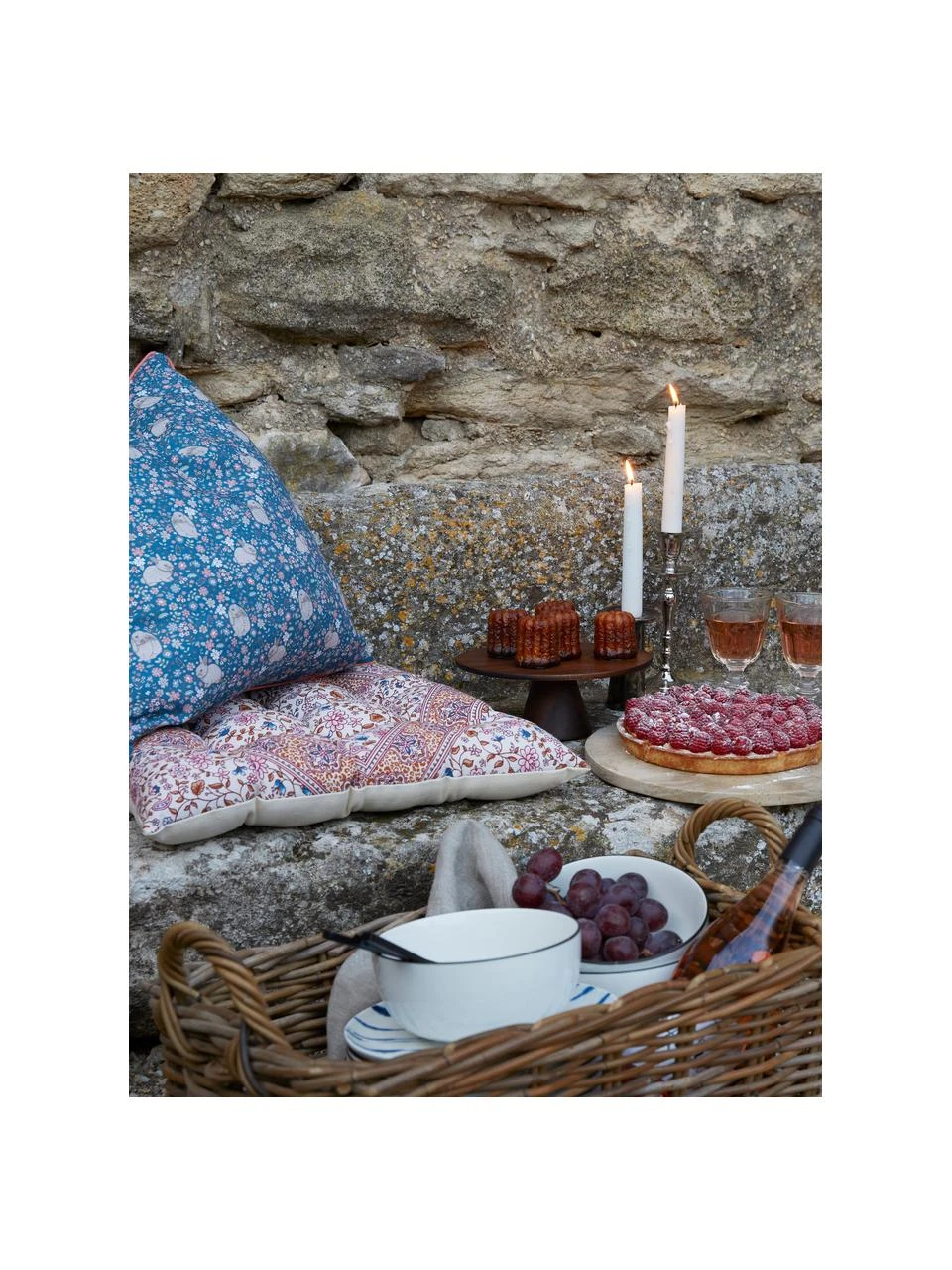 Westwing Collection Coussin de chaise en coton vieux rose à motif paisley Lilou, larg. 40 x long. 40 cm 5 Westwing Collection Coussin de chaise en coton vieux rose à motif paisley Lilou, larg. 40 x long. 40 cm – Image 3