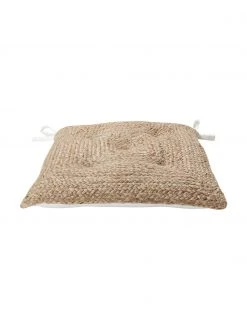 Westwing Collection Coussin de chaise en jute Justina, larg. 40 x long. 40 cm 12 Westwing Collection Coussin de chaise en jute Justina, larg. 40 x long. 40 cm -Jardin Soldes Boutique Coussin de chaise en jute Justina 4