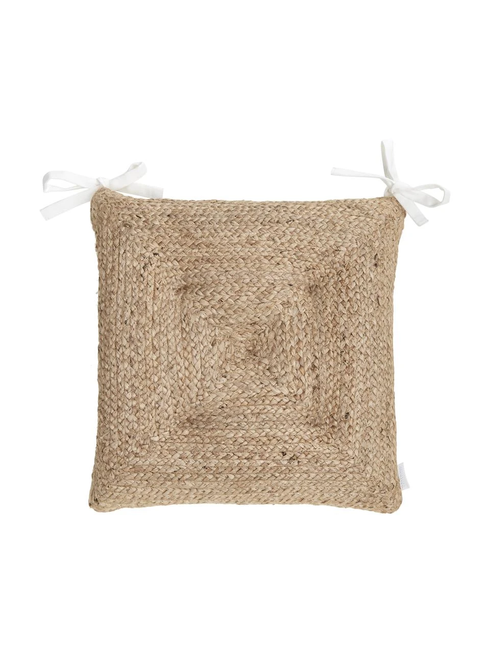 Westwing Collection Coussin de chaise en jute Justina, larg. 40 x long. 40 cm 3 Westwing Collection Coussin de chaise en jute Justina, larg. 40 x long. 40 cm