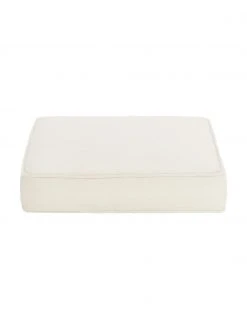 Westwing Collection Coussin de chaise épais beige Zoey, larg. 40 x long. 40 cm