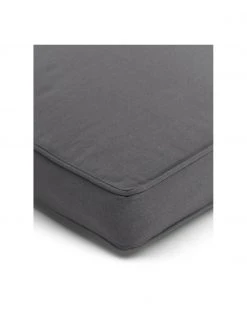 Westwing Collection Coussin de chaise épais gris foncé Zoey, larg. 40 x long. 40 cm -Jardin Soldes Boutique Coussin de chaise epais gris fonce Zoey 2