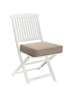 Westwing Collection Coussin de chaise épais taupe Zoey, larg. 40 x long. 40 cm -Jardin Soldes Boutique Coussin de chaise epais taupe Zoey 4