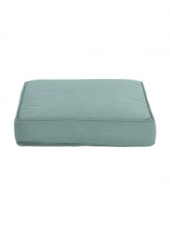 Westwing Collection Coussin de chaise épais vert sauge Zoey, larg. 40 x long. 40 cm