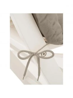Coussin de chaise haut dossier beige uni Panama, larg. 50 x long. 123 cm -Jardin Soldes Boutique Coussin de chaise haut dossier beige uni Panama 4
