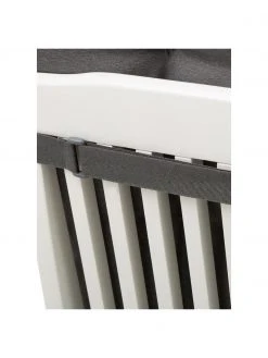 Coussin de chaise haut dossier gris uni Panama, larg. 50 x long. 123 cm -Jardin Soldes Boutique Coussin de chaise haut dossier gris uni Panama 3