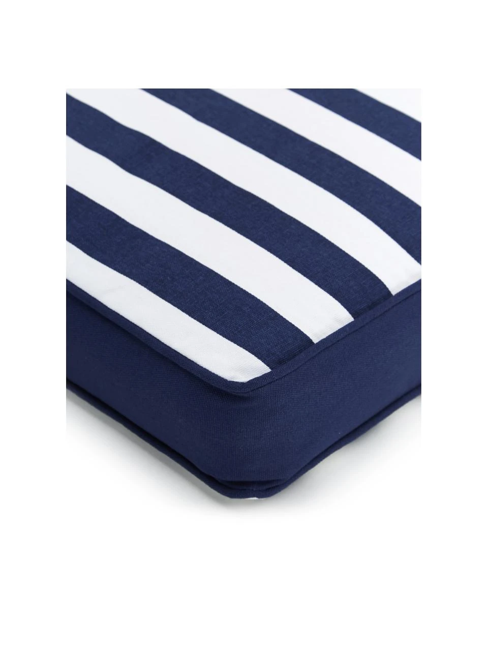Westwing Collection Coussin de chaise rayures bleu foncé Timon, larg. 40 x long. 40 cm 6 Westwing Collection Coussin de chaise rayures bleu foncé Timon, larg. 40 x long. 40 cm – Image 4