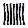 Westwing Collection Coussin de chaise rayures noires Timon, larg. 40 x long. 40 cm -Jardin Soldes Boutique Coussin de chaise rayures noires Timon