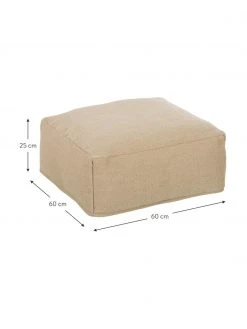 Kalaidu Coussin de sol beige tissé main Khela, larg. 60 x haut. 25 cm 11 Kalaidu Coussin de sol beige tissé main Khela, larg. 60 x haut. 25 cm -Jardin Soldes Boutique Coussin de sol beige tisse main Khela 3