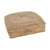 Calma House Coussin de sol en jute Ural, larg. 60 x haut. 13 cm -Jardin Soldes Boutique Coussin de sol en jute Ural