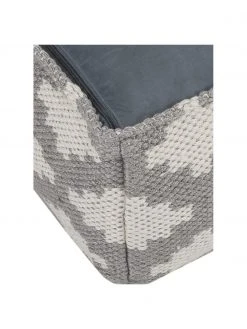 Kalaidu Coussin de sol motif ethnique tissé main Napua, larg. 63 x haut. 30 cm -Jardin Soldes Boutique Coussin de sol motif ethnique tisse main Napua 5