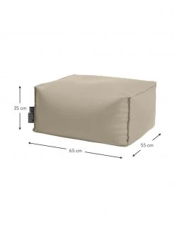 Magma Coussin de sol taupe pour extérieur Korfu, larg. 65 x haut. 35 cm -Jardin Soldes Boutique Coussin de sol taupe pour exterieur Korfu 2
