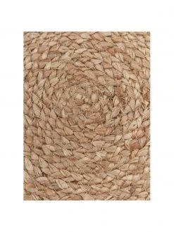 Westwing Collection Coussin décoratif rond jute à pompons Fiko, Ø 40 cm -Jardin Soldes Boutique Coussin decoratif rond jute a pompons Fiko 2