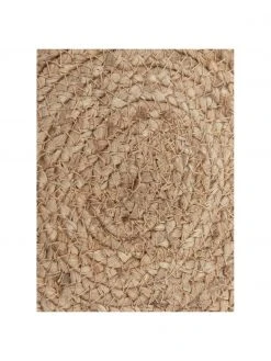 Westwing Collection Coussin décoratif rond jute à pompons Fiko, Ø 40 cm -Jardin Soldes Boutique Coussin decoratif rond jute a pompons Fiko 6