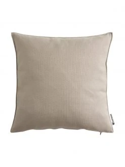 Coussin d'extérieur beige Olef, larg. 45 x long. 45 cm