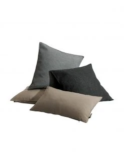 Coussin d'extérieur gris Olef, larg. 45 x long. 45 cm -Jardin Soldes Boutique Coussin dexterieur gris Olef 2