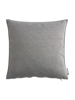 Coussin d'extérieur gris Olef, larg. 45 x long. 45 cm