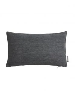 Coussin d'extérieur gris foncé Olef, larg. 30 x long. 50 cm