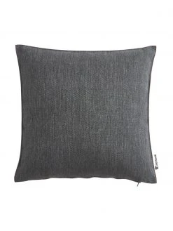 Coussin d'extérieur gris foncé Olef, larg. 45 x long. 45 cm