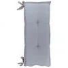 Coussin pour banc gris clair uni Panama, larg. 48 x long. 120 cm -Jardin Soldes Boutique Coussin pour banc gris clair uni Panama