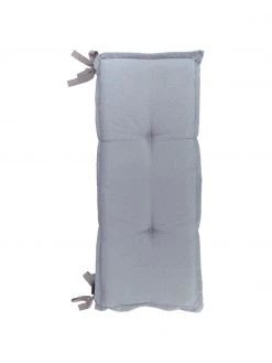 Coussin pour banc gris clair uni Panama, larg. 48 x long. 120 cm