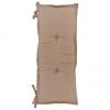 Coussin pour banc taupe uni Panama, larg. 48 x long. 120 cmDisponibilité limitée -Jardin Soldes Boutique Coussin pour banc taupe uni Panama