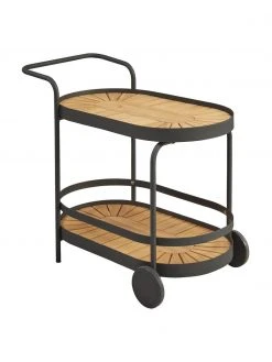 Desserte de jardin avec roues Flogan, larg. 92 x haut. 78 cm