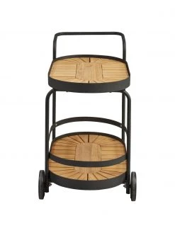 Desserte de jardin avec roues Flogan, larg. 92 x haut. 78 cm -Jardin Soldes Boutique Desserte de jardin avec roues Flogan 3