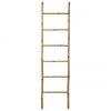 Échelle déco en bambou Safari, larg. 50 x haut. 190 cm