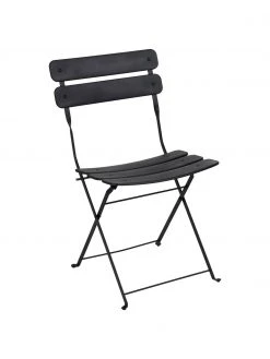 Brafab Ensemble de balcon pliable en acier noir Ponte, 3 élém., Lot de différentes tailles -Jardin Soldes Boutique Ensemble de balcon pliable en acier noir Ponte 3 elem 4