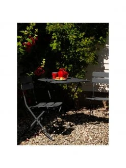 Brafab Ensemble de balcon pliable en acier noir Ponte, 3 élém., Lot de différentes tailles -Jardin Soldes Boutique Ensemble de balcon pliable en acier noir Ponte 3 elem 5