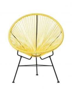 Westwing Collection Fauteuil acapulco jaune soleil plastique tressé Bahia, larg. 81 x prof. 73 cm 10 Westwing Collection Fauteuil acapulco jaune soleil plastique tressé Bahia, larg. 81 x prof. 73 cm -Jardin Soldes Boutique Fauteuil acapulco jaune soleil plastique tresse Bahia 2