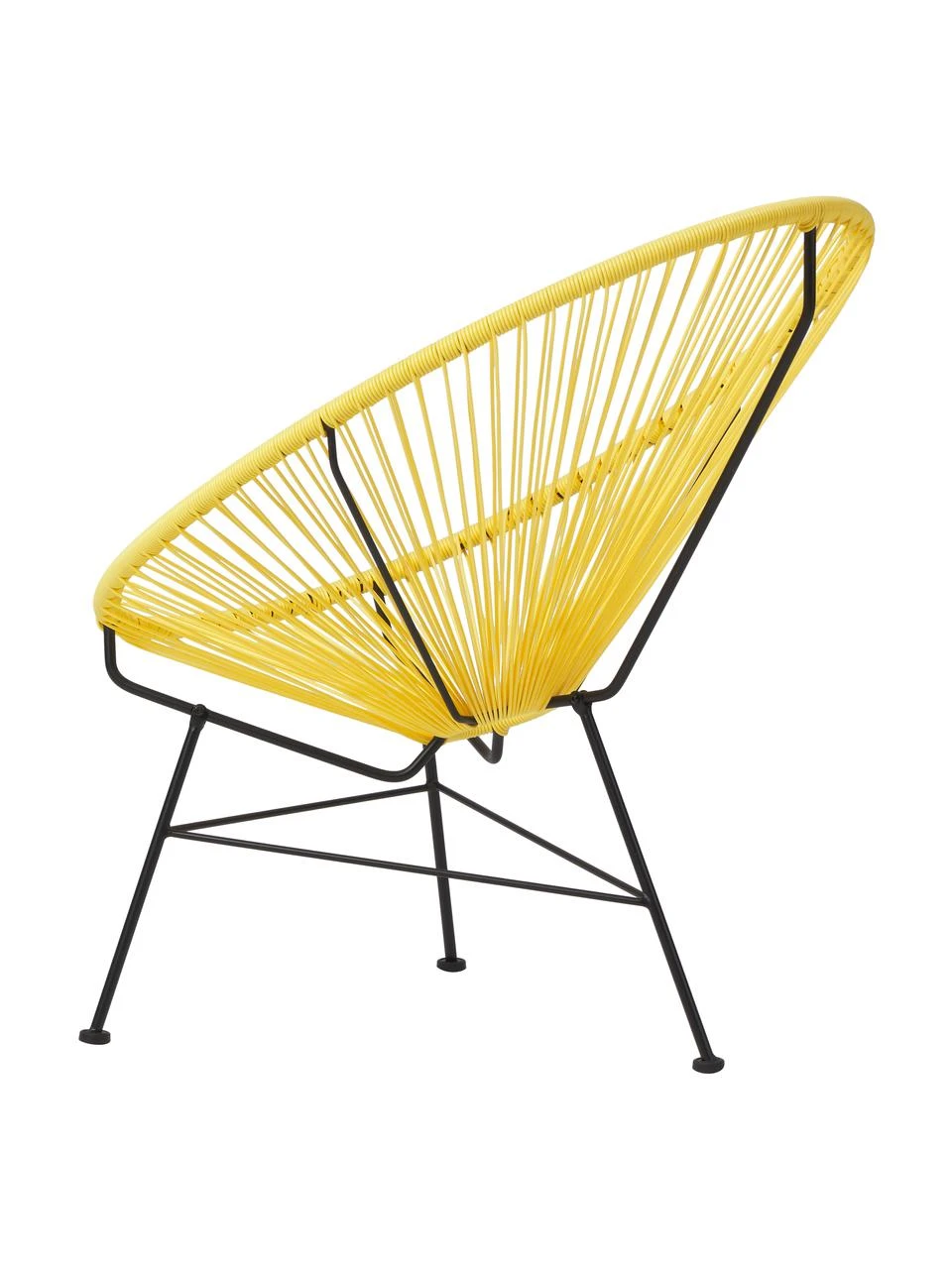 Westwing Collection Fauteuil acapulco jaune soleil plastique tressé Bahia, larg. 81 x prof. 73 cm 8 Westwing Collection Fauteuil acapulco jaune soleil plastique tressé Bahia, larg. 81 x prof. 73 cm – Image 6