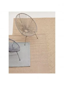 Westwing Collection Fauteuil acapulco taupe plastique tress&eacute; Bahia, larg. 81 x prof. 73 cm -Jardin Soldes Boutique Fauteuil acapulco taupe plastique tresse Bahia 2