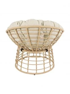 Bizzotto Fauteuil avec coussin d'assise Molly, Ø 92 x haut. 78 cm -Jardin Soldes Boutique Fauteuil avec coussin dassise Molly 5