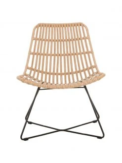 Westwing Collection Fauteuil bohème naturel Costa, larg. 64 x prof. 64 cm -Jardin Soldes Boutique Fauteuil boheme naturel Costa 3