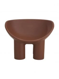 Fauteuil design brun Roly Poly, larg. 84 x prof. 57 cm -Jardin Soldes Boutique Fauteuil design brun Roly Poly 4