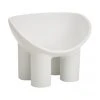 Fauteuil design gris clair Roly Poly, larg. 84 x prof. 57 cm