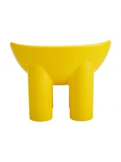 Fauteuil design jaune ocre Roly Poly, larg. 84 x prof. 57 cm -Jardin Soldes Boutique Fauteuil design jaune ocre Roly Poly 5
