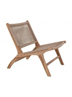 Fauteuil large bois de teck Derby, larg. 60 x prof. 80 cm -Jardin Soldes Boutique Fauteuil large bois de teck Derby 4