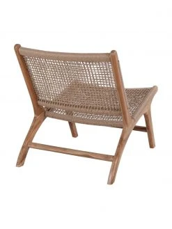 Fauteuil large bois de teck Derby, larg. 60 x prof. 80 cm -Jardin Soldes Boutique Fauteuil large bois de teck Derby 5
