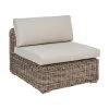 Bizzotto Fauteuil lounge de jardin Coraline, larg. 83 x prof. 98 cm